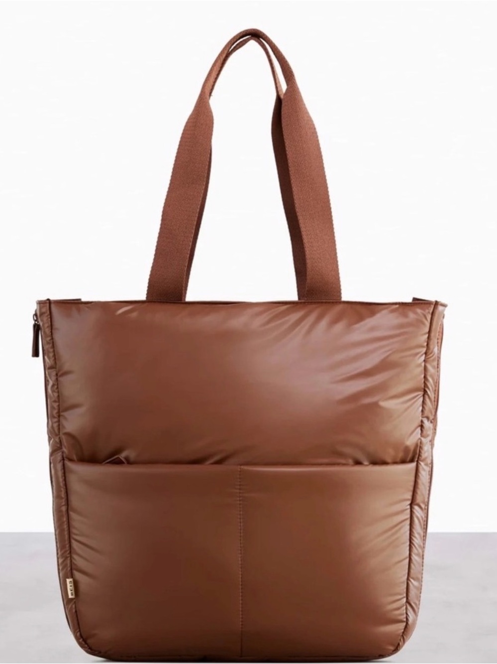 BEIS Expandable Puffy Tote in Maple
